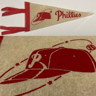 Vintage Mlb Vintage Philadelphia Phillies Baseball Mini Pennant 5x11 Penn