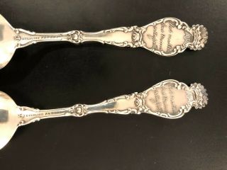 Mary Baker Eddy Commemorative Silver Spoon In Sterling Silver From 1900.  1 Left.