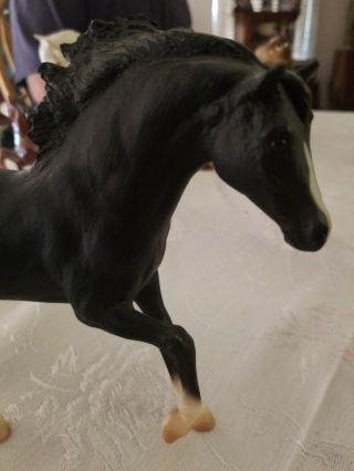 Vintage Breyer Horse Traditional Black Beauty Stallion 89 - 4 White Socks