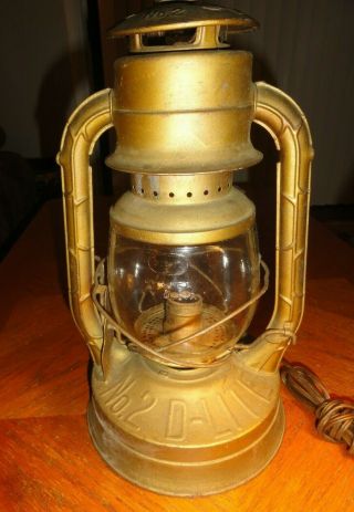 Vintage Dietz Lantern No.  2 D - Lite Usa Made In Ny Lantern As Found Electric