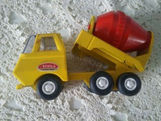 Vintage 1970 Tonka Cement Truck Mini Die Cast Metal Toy Truck