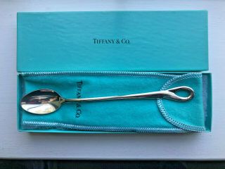 Tiffany & Co.  Peretti Italy Sterling Silver Padova Feeding Spoon - 6 1/8 "