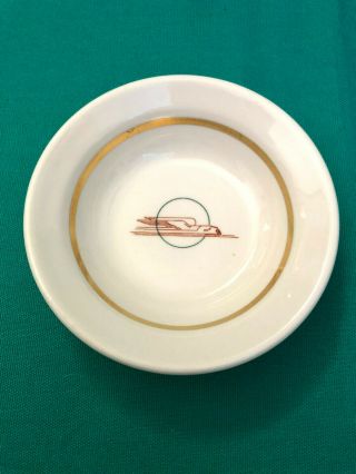 Union Pacific Winged Streamliner Railroad Small Fruit Dish By Trenton