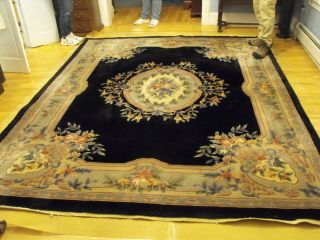 Oriental Wool Rug Hand Knotted Thick Pile 8x10 Pickup Or Local Delivery