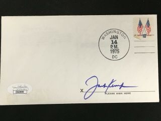Jack Kemp Vintage Signed Jsa 1969 Fdc First Day Cover Authentic Autograph