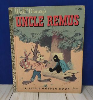 Vintage Disney Uncle Remus Little Golden Book D85,  29cents (r)