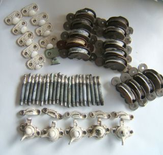 Antique Victorian Window Hardware: Pulley - Springs Pins - Latches - Sash Lifts