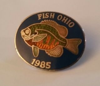 1985 Fish Ohio Pin