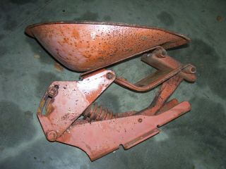 Vintage Allis Chalmers D 17 Tractor - Pan Seat & Frame Assembly - 1958