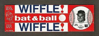 Steve Carlton / Reggie Smith Wiffle Ball & Bat (packaging Only)
