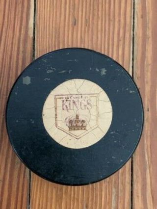 Los Angeles Kings Vintage Art Ross Converse Ccm Tyer Nhl Official Game Puck Usa
