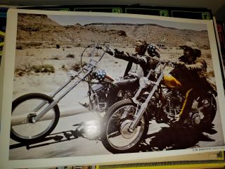 Easy Rider 1969 Vintage Motorcycle Chopper Nos Poster Peter Fonda Dennis Hopper