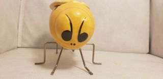 Vintage 1950s Ceramic Condiment Honey Jam Bumble Bee Hive Jar Dish Pot Stand Lid