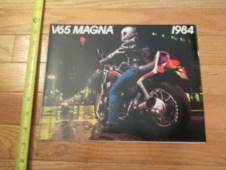 Honda Motorcycle V65 Magna 1984 Vintage Dealer Sales Brochure