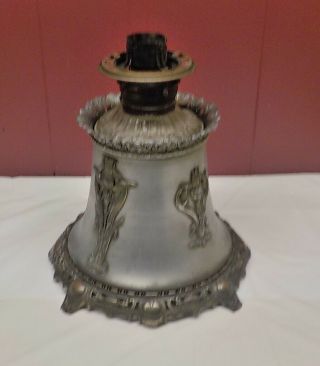 Antique Victorian Lamp Oil Lamp Ornate Victorian Era 1890 U S A