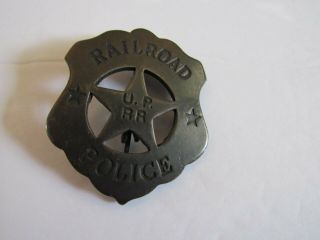 Raillroad Police Badge For The Union Pacific Railroad Repo