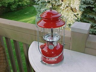 Vintage 5/1968 Coleman 200a Lantern With Parts Safe (& Wrench)