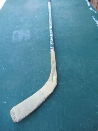 Vintage Wooden 54 " Long Hockey Stick Sher - Wood Pmp 7030