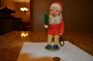 Antique Germany Us Zone Painted Composition? Christmas Elf Gnome