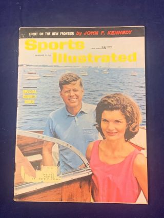 1960 John F Kennedy & Jackie Special Sports Illustrated Dec 26 Jfk