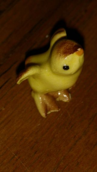 Vintage Hagen Renaker Monrovia Baby Chick Chicken Wings Out Animal Miniature