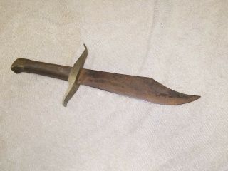 Antique Handmade Bowie Knife - Not Sure Of Age - Good Knife