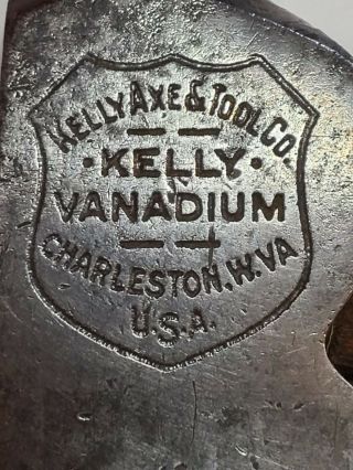 Antique Vintage True Temper Kelly Axe & Tool Co.  Kelly Vanadium Charleston,  Wv.