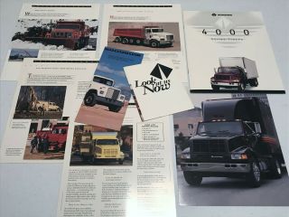 8 Brochures 1995 1996 International 2000 4000 5000 8100 9200 Trucks