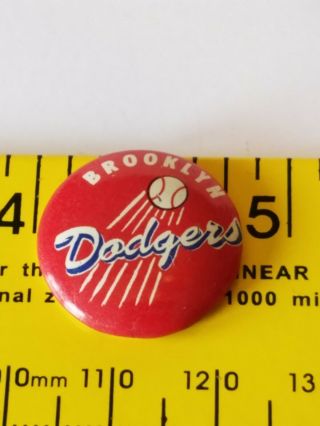 Vintage BROOKLYN DODGERS Baseball PIN BACK BUTTON York 2