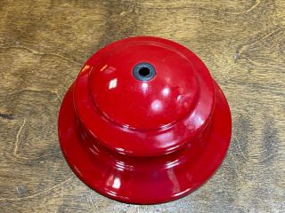 Vintage 1962 Coleman 200a Red Lantern Ventilator Top Hat