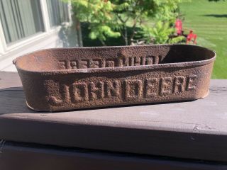 Antique Old John Deere Horse Drawn Implement Machine Wrench Tool Box Farm Tool 2