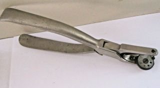 Vintage Metal 4 Holes Punch Pliers Jewelry Tools Marked Sws