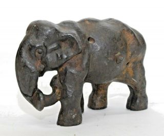 Large Antique Cast Iron Elephant Mold,  Doorstop Griswold