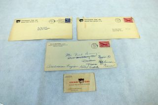 Vintage 1947 Hutchinson Cubs Chicago Minor League Letters Business Card Payton