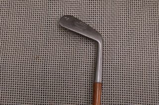 Antique Vintage Wood Shaft Tom Stewart St Andrews 3 Iron For Play