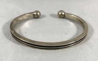 Vintage Taxco Sterling Silver Cuff Bracelet