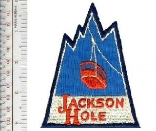 Vintage Skiing Wyoming Jackson Hole Mountain Resort Rocky Mountain Teton Village