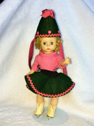 Vtg 1956 Madame Alexander - Kin 8 " Doll Skating Outfit,  Owner,  No Doll