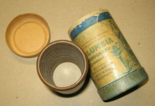 Antique Columbia Brown Wax Cylinder Record Len Spencer Stock Part B