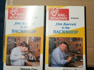 O Gauge Railroading - Jim Barrett In The Backshop Vol.  1&2 - Vhs