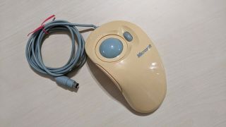 Microsoft Intellimouse Trackball Mouse Ps/2 X03 - 09209 Vintage
