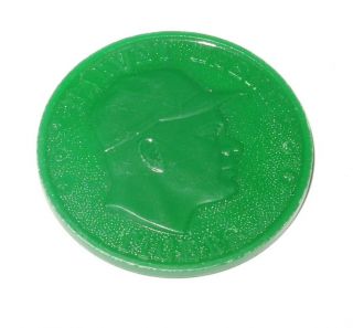 1959 Armour Baseball Coin Pin Token Harvey Kuenn Detroit Tigers Green Color