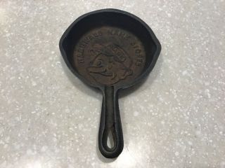 Vintage Collectible Hardware Hank Stores Mini Small Frying Pan Skillet Cast Iron