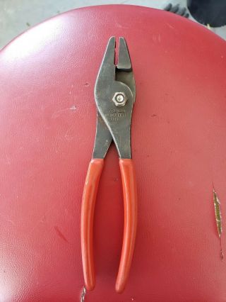 Snap On Tools Hcp 48 Bp Corbin Hose Clamp Pliers 8 " Red Grip Vtg Made In Usa