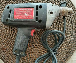 Vintage Sears Craftsman 3/8 Inch Electric Drill Model No.  315.  10411