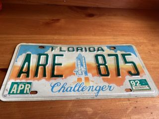 Vintage Florida Challenger License Plate
