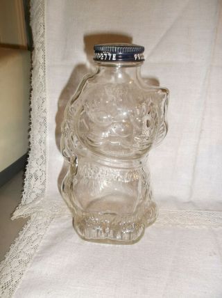 Vintage Grapette Family 6 - 3/4 " Glass Cat Kitten Bank Jar 5