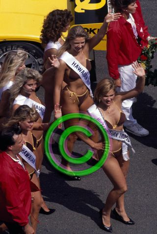 Motor Racing 35mm Slide F1,  Miss Hawaiian Tropic 1989 Le Mans 24 Hours