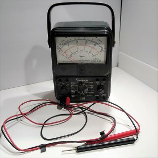 Simpson 260 Series 6 Analog Volt Ohm Milliammeter Multi - Meter