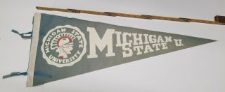 Vintage Michigan State University College Pennant